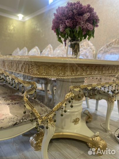 Силиконовая скатерть с кружевом