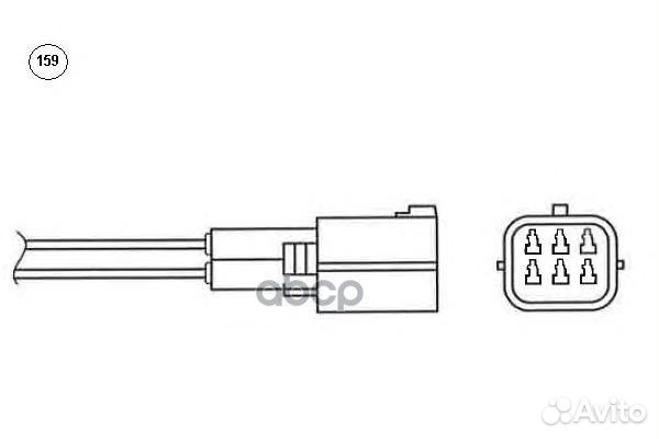 Датчик кислородный 93269 LZA07MD17 NGK
