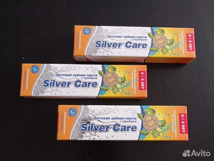 Детская зубная паста silver care