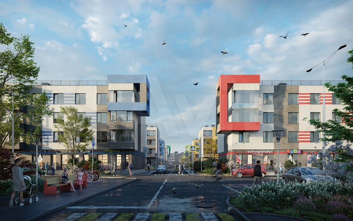 1-к. квартира, 35 м², 1/4 эт.