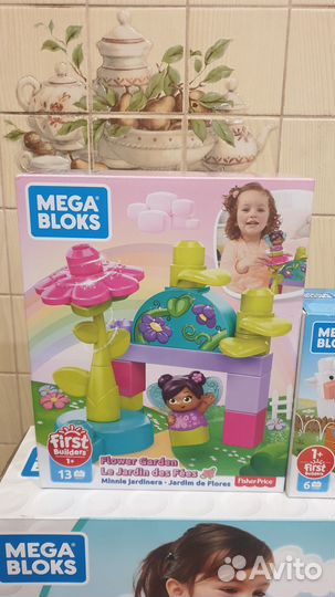 Развивающие игрушки mega bloks 1 год 2 года 3