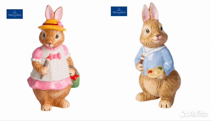 Villeroy & Boch Bunny Tales кролики пасхальные