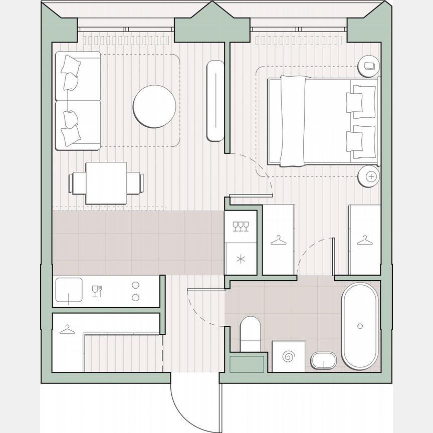 1-к. квартира, 35,8 м², 5/13 эт.