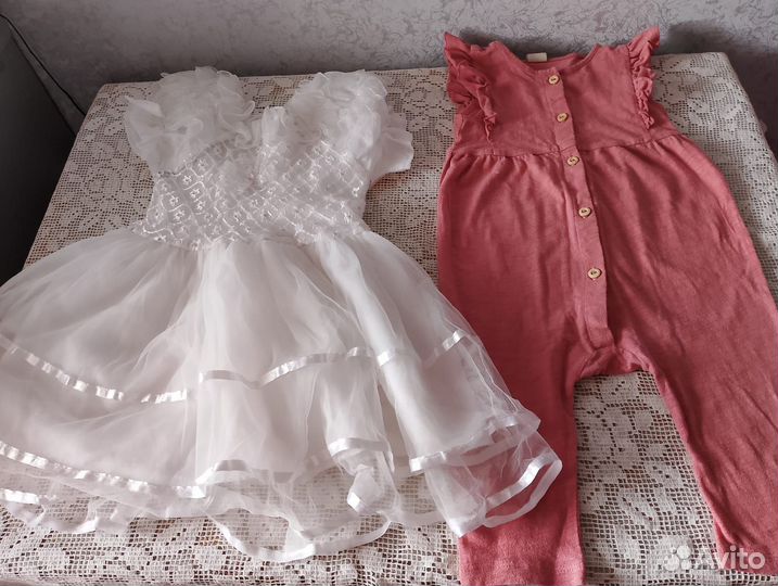 Вещи для девочки 80 86 92 пакетом