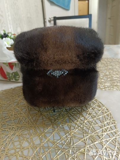 Шапка норковая женская новая