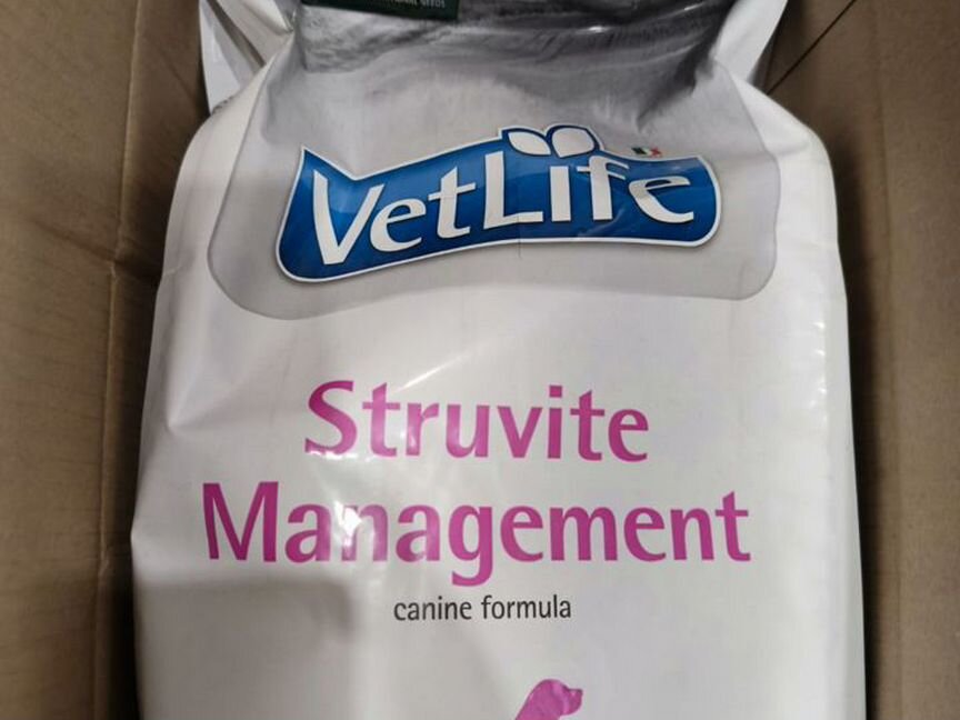 Корм для собак farmina vet life struvite