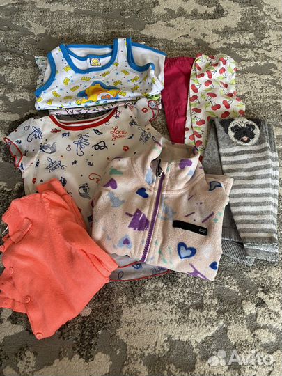 Пакет вещей размер 92-110