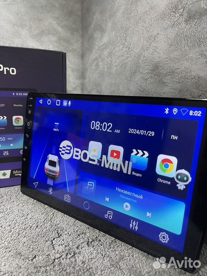 Магнитола Android 9 дюймов + установка в Вологде