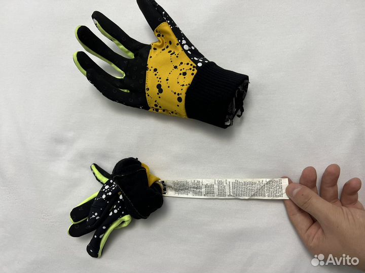 Nike Lab ACG Shield Running Gloves Yellow Volt