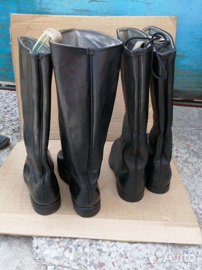 Сапоги военные хромовые