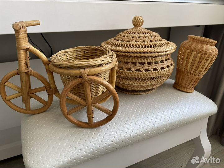 IKEA плетеные вазоны