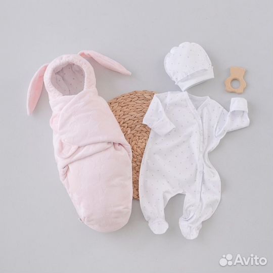 Комплект на выписку зимний для девочки