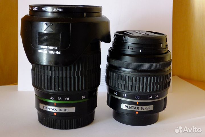 Pentax SMC DA 16-45mm f/4 Pentax 18-55 f.3.5-5.6