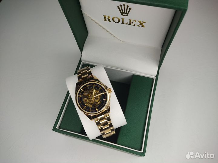 Часы Rolex женские механические скелетон