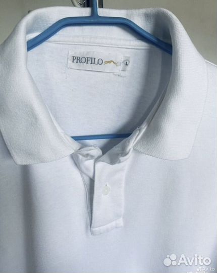 Футболка polo profilo мужская 50-52 белая