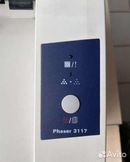 Принтер xerox phaser 3117, с комплектом проводов