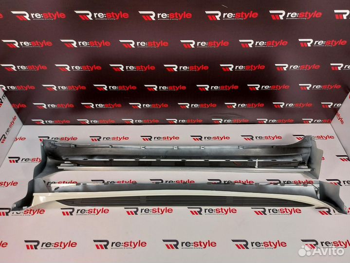 Подножки Toyota Land Cruiser Prado 150 Белые