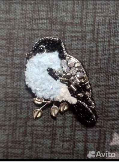 Брошь Птичка