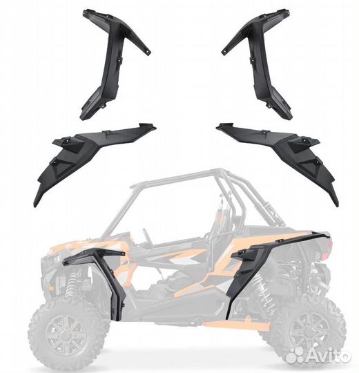 Расширители багги Polaris RZR 1000 RZR XP Turbo