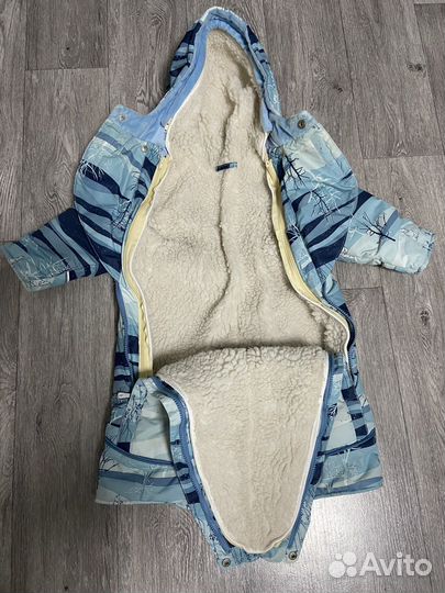 Зимний комбинезон 1-1,5 года