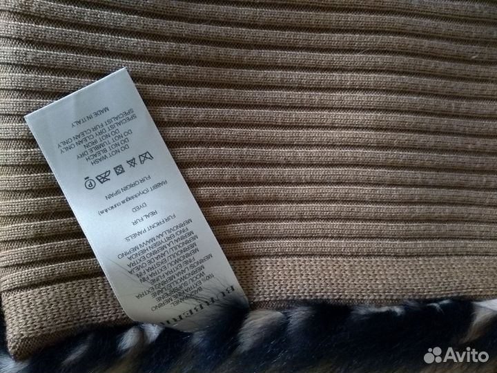 Шарф меховой женский Burberry оригинал
