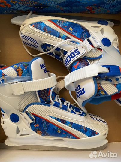 Коньки раздвижные 34-38 новые