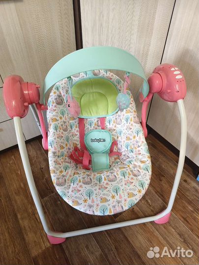 Детские электронные качели для новорожденных