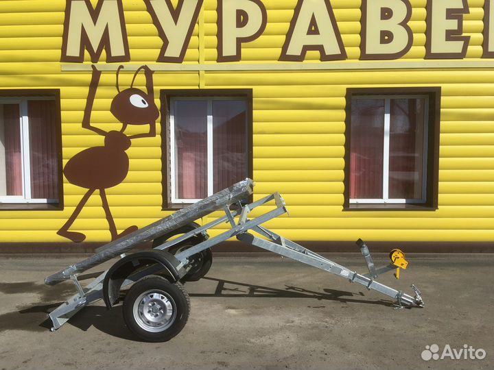 Прицеп лодочный Самосвал 4,8 оцинкованный б/колёс