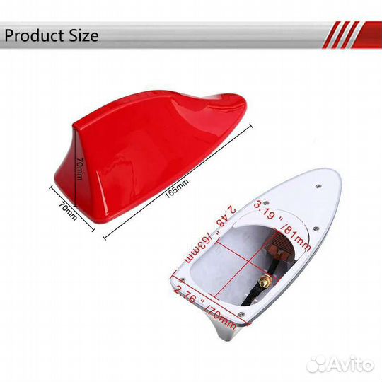 Антенна акулий плавник на крышу автомобиля