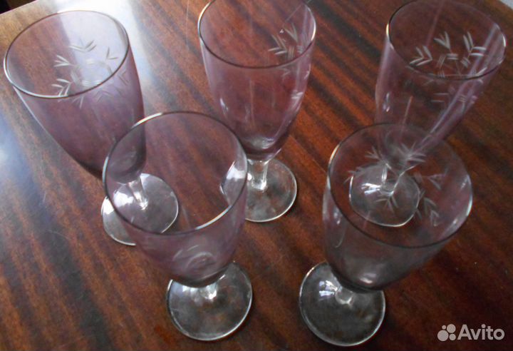 Бокалы цветные СССР