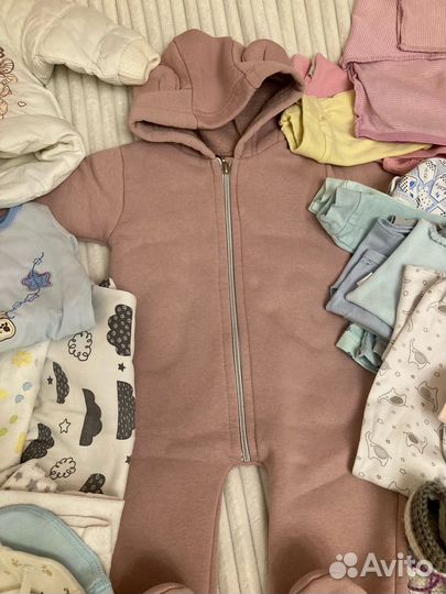 Большой пакет одежды для девочки