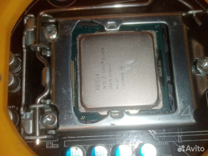 Материнка 1155, i5 3470, 8gb озу