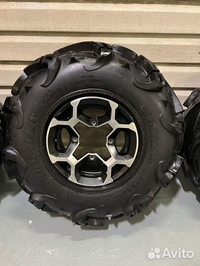 Колёса brp 12 maxxis mudzilla 28 диски шины