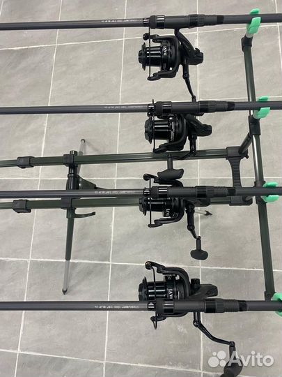 Карповый набор из 4 уд,род пода и сигнализаторов