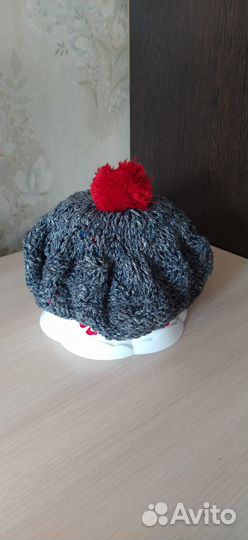 Вязаный берет эксклюзив