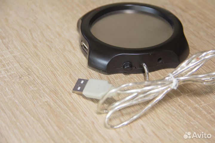 USB хаб с подогревателем для чашки как новый