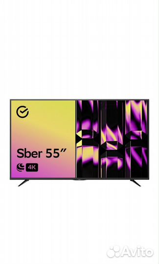 Телевизор Sber SDX-55U4127, 55, 4K (Гарантия)