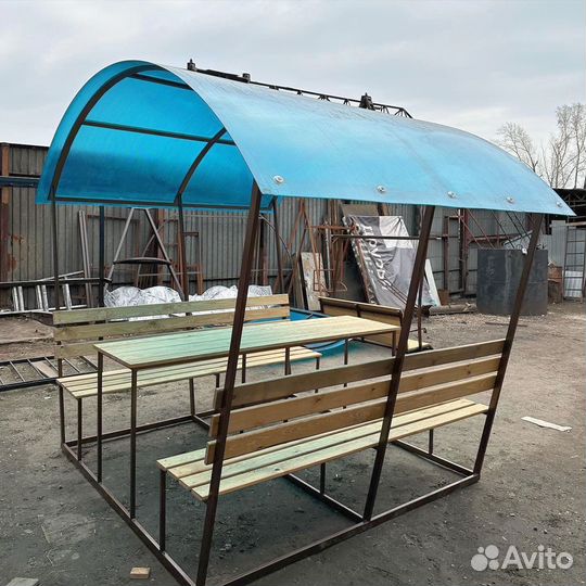 Беседка из поликарбоната