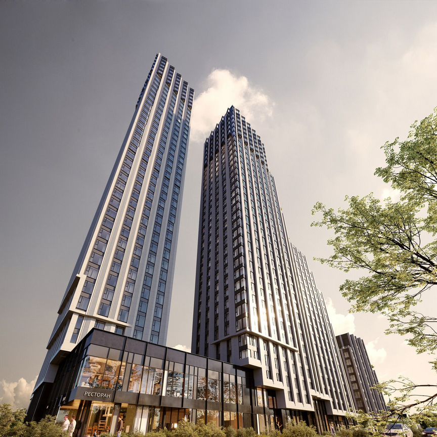 3-к. квартира, 88,7 м², 7/43 эт.