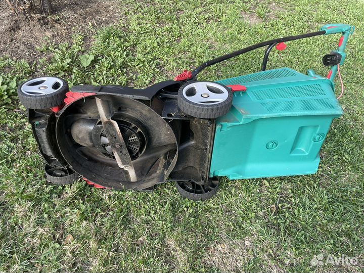 Газонокосилка электрическая bosch