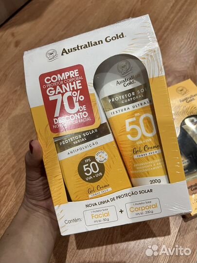 Солнцезищитный крем spf 50 Australian gold