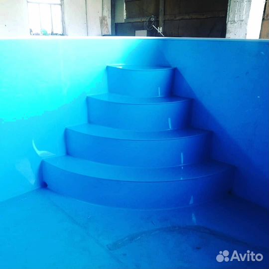 Бассейн с монтажем