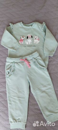 Одежда пакетом для девочки 86 92