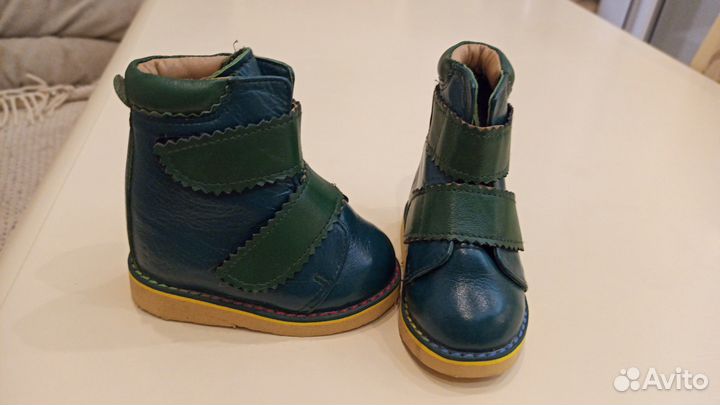 Ботинки детские кожаные новые демисезонные