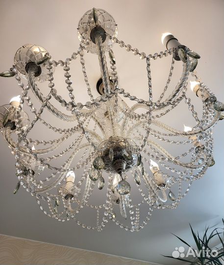 Люстра artglass (Чехия, хрусталь)