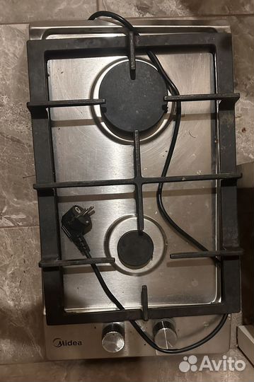 Газовая варочная панель 2 конфорки встраиваемая