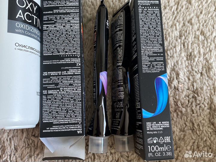 Эпика Epica окисляющая эмульсия и крем краски 4 шт