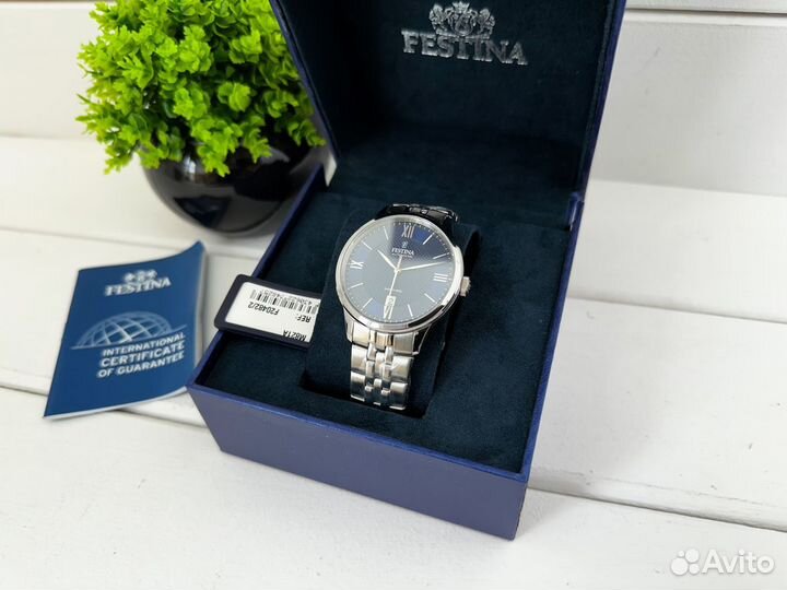 Часы мужские Festina F20482/2 синий цифер