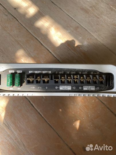 Сабвуфер Alpine SBG 1244BP И усилитель blaupunkt g