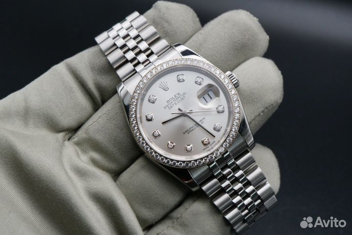 Rolex Datejust 36 Steel and White Gold 116244